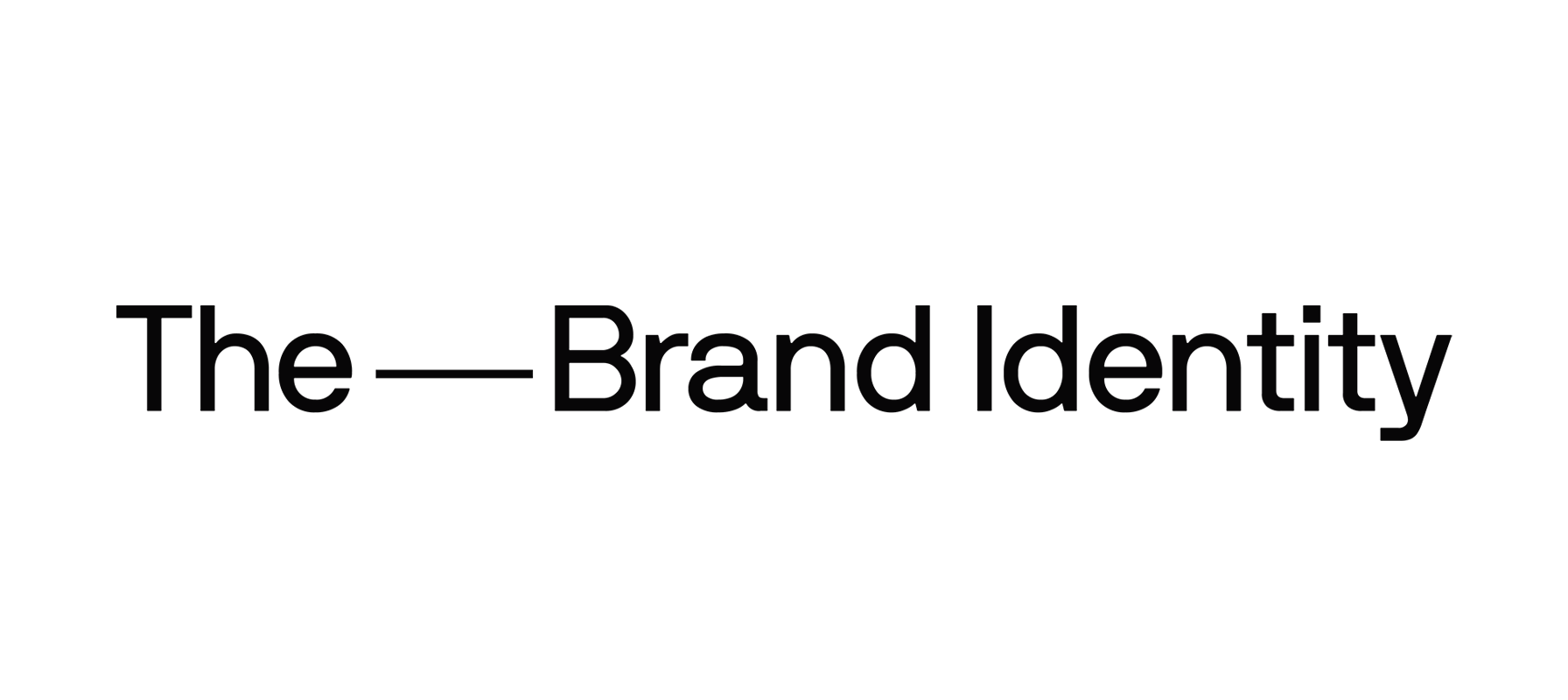 The Brand Identity